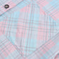 Plaid Button-Up Dropped Shoulder Shirt