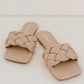 Weeboo Cakewalk Woven Square Toe Slides