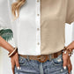 Two-Tone Contrast Short Sleeve Shirt