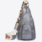 Take A Trip PU Leather Sling Bag