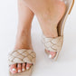 Weeboo Cakewalk Woven Square Toe Slides