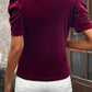 Scoop Neck Puff Sleeve T-Shirt