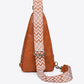 Take A Trip PU Leather Sling Bag