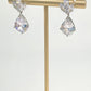 Zirconia Stone Drop Earrings